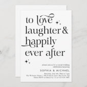 Glücklicherweise immer nach dem Script Lässige Hoc Einladung (Vorne/Hinten)