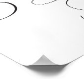 Glücklicherweise immer nach dem Unterschreiben Poster (Ecke)