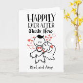 Glücklicherweise immer nach den Anfängen hier Hoch Karte (Gelbe Blume)