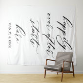 Glücklicherweise immer nach den Anfängen hier - ro Wandteppich (Beispiel (Horizontal))