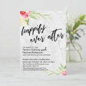 Glücklicherweise immer nach den Blume der Wasserfa Einladung (Stehend Vorderseite)