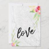 Glücklicherweise immer nach den Blume der Wasserfa Einladung (Rückseite)