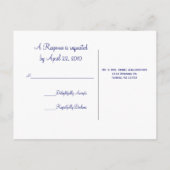 Glücklicherweise immer nach der Antwortkarte Einladungspostkarte (Rückseite)