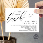 Glücklicherweise immer nach der Elopement Lunch Fe Einladung