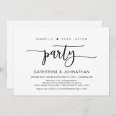 Glücklicherweise immer nach der Entwicklung Party, Einladung (Vorne/Hinten)
