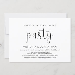 Glücklicherweise immer nach der Entwicklung Party, Einladung