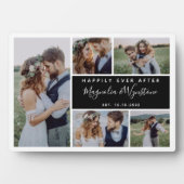 Glücklicherweise immer nach der Fotocollage Hochze Fotoplatte (Vorderseite)