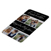 Glücklicherweise immer nach der Fotocollage Hochze Magnet (Linke Seite)