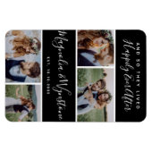 Glücklicherweise immer nach der Fotocollage Hochze Magnet (Horizontal)