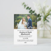 Glücklicherweise immer nach der geputzten Fotokart Postkarte (Stehend Vorderseite)