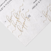 Glücklicherweise immer nach der Gold-Kalligrafie-V Seidenpapier (Ausschnitt)