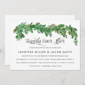 Glücklicherweise immer nach der Grünen Hochzeit Ei Einladung (Vorne/Hinten)