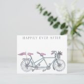 "Glücklicherweise immer nach der Grußkarte Postkarte (Stehend Vorderseite)