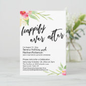 Glücklicherweise immer nach der Handschrift von Aq Einladung (Stehend Vorderseite)