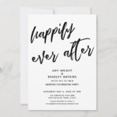 Glücklicherweise immer nach der handschriftlichen einladung (Vorderseite)