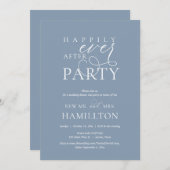 Glücklicherweise immer nach der Hochzeit Abendesse Einladung (Vorne/Hinten)