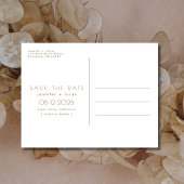 Glücklicherweise immer nach der Hochzeit des Fotos Ankündigungspostkarte