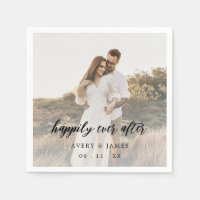 Glücklicherweise immer nach der Hochzeit des Fotos