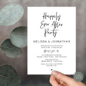 Glücklicherweise immer nach der Hochzeit Elopement Einladung