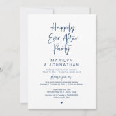 Glücklicherweise immer nach der Hochzeit Elopement Einladung (Vorderseite)