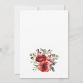 Glücklicherweise immer nach der Hochzeitsempfehlun Einladung (Rückseite)