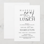 Glücklicherweise immer nach der Hochzeitsfeier Einladung (Vorne/Hinten)