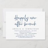 Glücklicherweise immer nach der Hochzeitsfeier Einladung (Vorderseite)