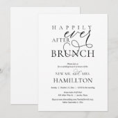 Glücklicherweise immer nach der Hochzeitsfeier Einladung (Vorne/Hinten)