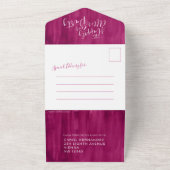 Glücklicherweise immer nach der Hochzeitsfeier Fot All In One Einladung (Außenbereich)