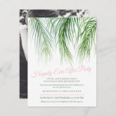 Glücklicherweise immer nach der Hochzeitsfeier Save The Date (Vorne/Hinten)