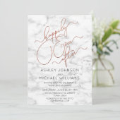 Glücklicherweise immer nach der Kopper-Marmor-Enga Einladung (Stehend Vorderseite)