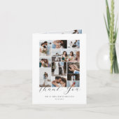 Glücklicherweise immer nach der Minimal Hochzeit F Dankeskarte (Vorderseite)