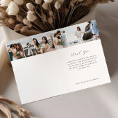 Glücklicherweise immer nach der Minimal Hochzeit F Dankeskarte