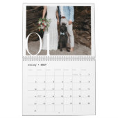 Glücklicherweise immer nach der Minimal Hochzeit F Kalender (Jan 2027)