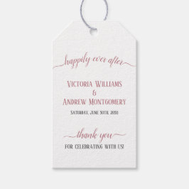 Glücklicherweise immer nach der modernen Rose Gold Geschenkanhänger