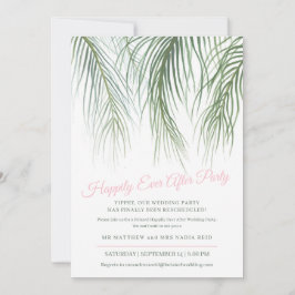 Glücklicherweise immer nach der Palme nach Hochzei Save The Date