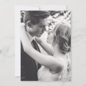 Glücklicherweise immer nach der Palme nach Hochzei Save The Date (Rückseite)