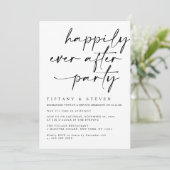 glücklicherweise immer nach der Party Einladung Em (Stehend Vorderseite)