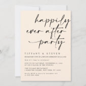 glücklicherweise immer nach der Party Einladung Em (Vorderseite)