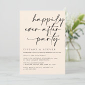 glücklicherweise immer nach der Party Einladung Em (Stehend Vorderseite)