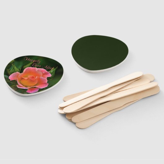 Glücklicherweise immer nach der Rose Fächer (Non-assembled)