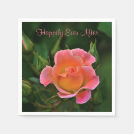 Glücklicherweise immer nach der Rose Serviette