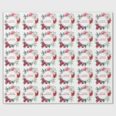 Glücklicherweise immer nach einer blutigen Hochzei Geschenkpapier (Flach)