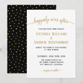 Glücklicherweise immer nach einer eleganten Goldsk Einladung