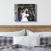 Glücklicherweise immer nach einer Hochzeit im eleg Leinwanddruck (Insitu (Schlafzimmer))