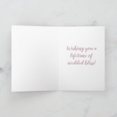 Glücklicherweise immer nach einer Hochzeit mit ros Karte (Innenseite)