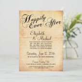 Glücklicherweise immer nach einer märchenhaften Ho Einladung (Stehend Vorderseite)