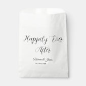 Glücklicherweise immer nach elegantem, weißem Skri Geschenktütchen (Vorderseite)
