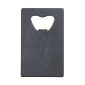 Glücklicherweise immer nach Glitterie Pink Hearts  Kreditkartenflaschenöffner (Rückseite)