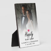 Glücklicherweise immer nach heiß rosa Herz und Fot Fotoplatte (Seite)